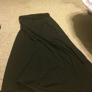 Long Black Maxi Skirt