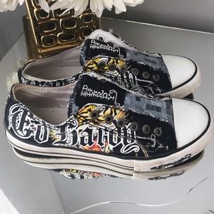 Ed Hardy Low Rise Gym Shoe Size 9