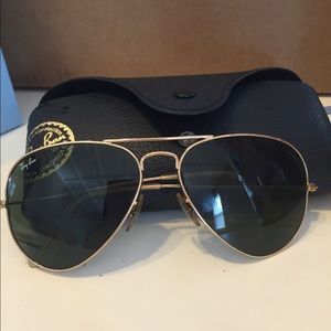 Ray Ban Gold Aviators