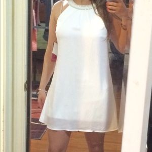 White elegant cocktail dress!