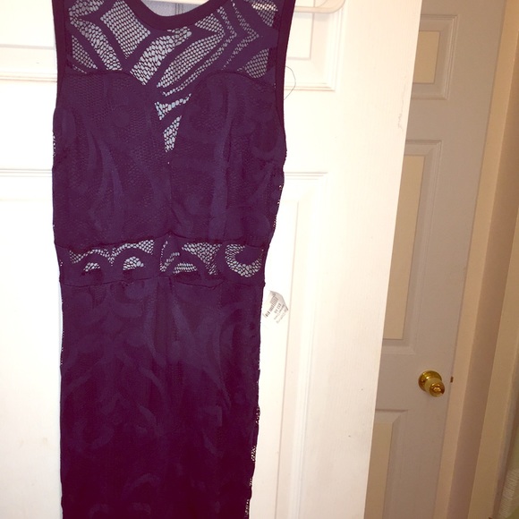 Navy lace dress