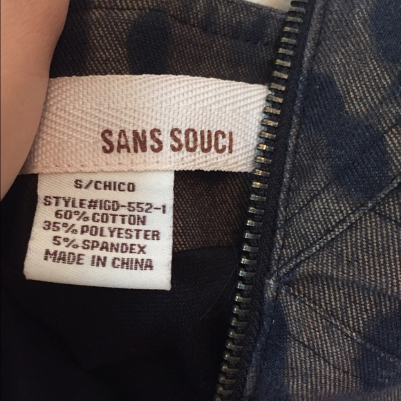 Cheetah Print Strapless Dress - Picture 4 of 4