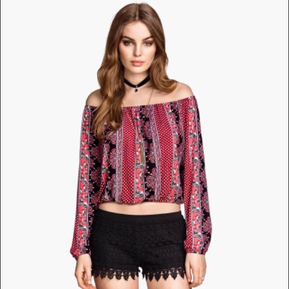 h+m // patterned OTS top