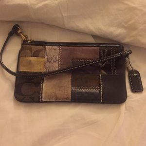 Coach Patchwork Wristlet