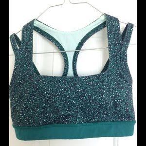 Lululemon Athletica Green Sports Bra