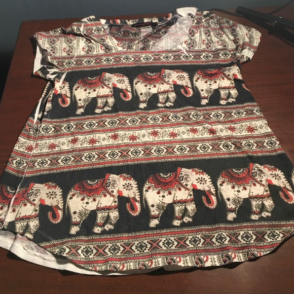 Aztec print shirt