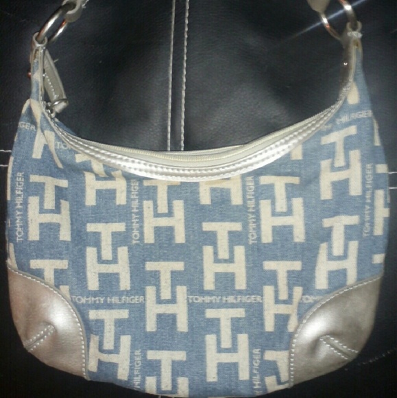 Tommy Hilfiger denim monogram bag