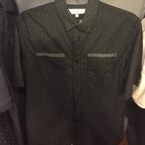 Black button down shirt