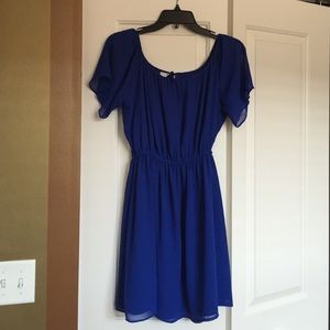 Royal blue dress
