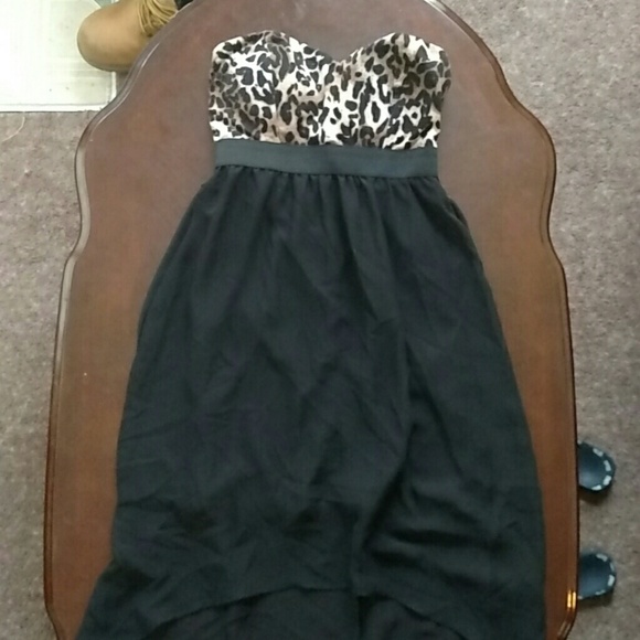 Leopard print summer dress