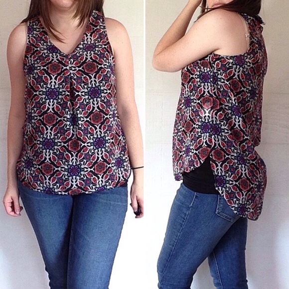 Sheer High-Low Tank - Picture 3 of 3