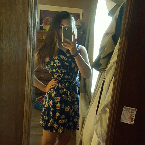 Floral tank top dress