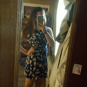 Floral tank top dress