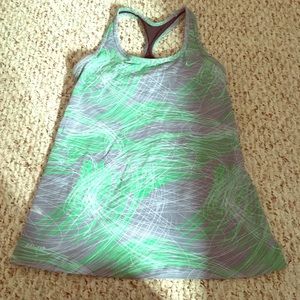 Nike razor back tank.