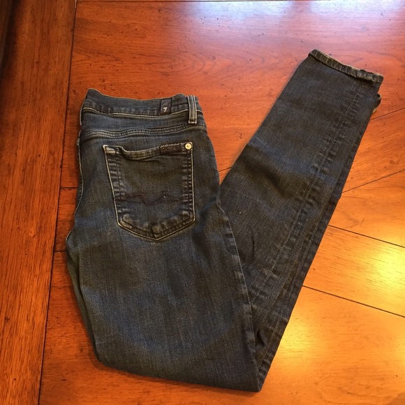 7 For All Mankind Roxanne Skinny Jean Sz 30