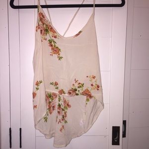 Cute flowy high-low top