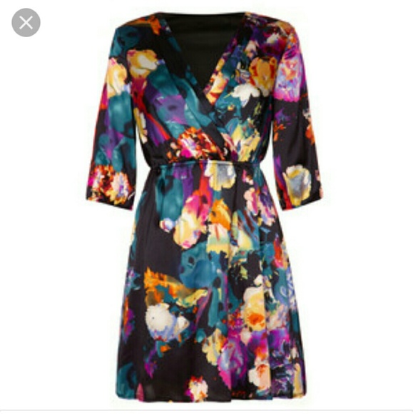 Iska London floral surplus dress