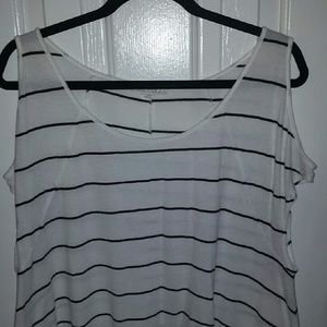 FOREVER21 OFF THE SHOULDER HIGH LOW TOP