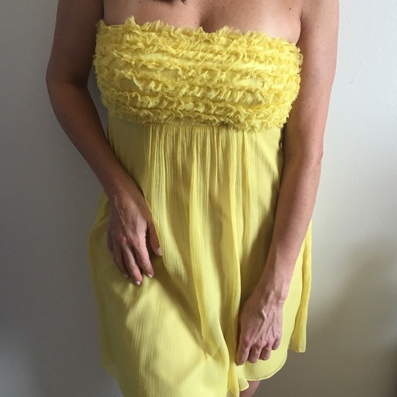 Betsey Johnson strapless dress