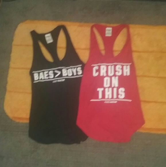 Shipping today PINK Racerback Tops