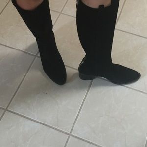Calvin Klein Black 9.5 Riding Boots