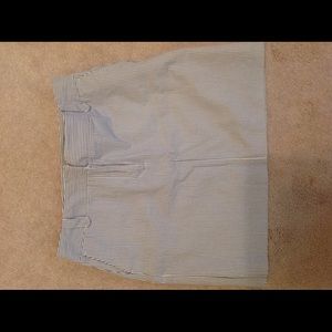 Loft Seersucker mini skirt