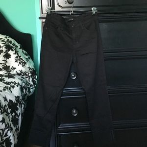 Joe's Jeans cropped black jeans