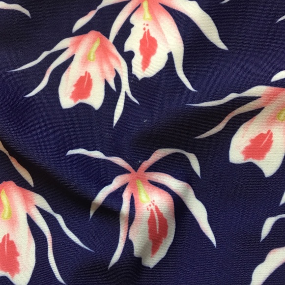 Acacia blue island orchid Florence one piece xs p - Picture 4 of 4