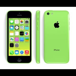 Apple green iPhone 5c phone