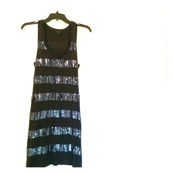 J.Crew navy sequin dress