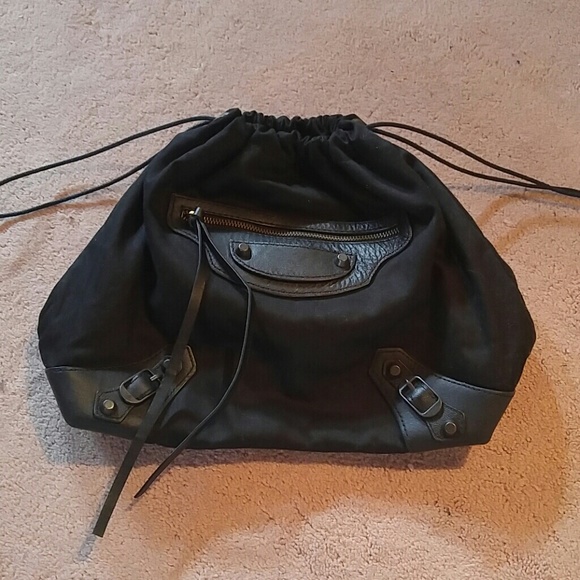 balenciaga drawstring backpack