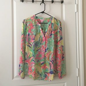 Lilly Pulitzer Stacey Top, Casa Banana