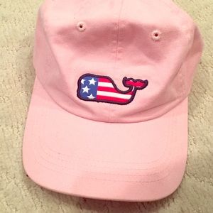 Pink vineyard vines baseball hat