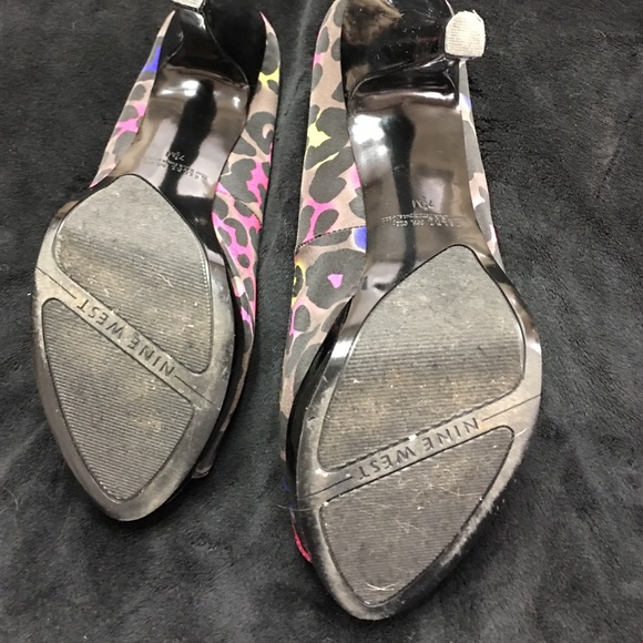 Leopard peep toe heels - Picture 4 of 4