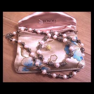 Pearl & Sterling Silver Set