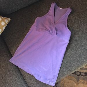 Purple Lulu lemon haulter top