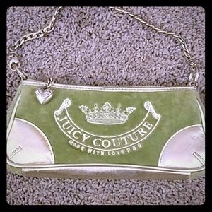 Juicy Couture green and gold mini bag - immaculate