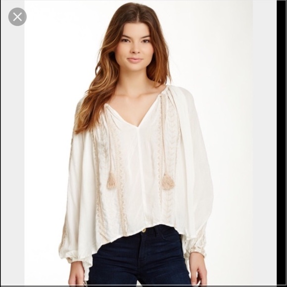 Urban Outfitters: Hazel Boho Tribal Flowy Blouse