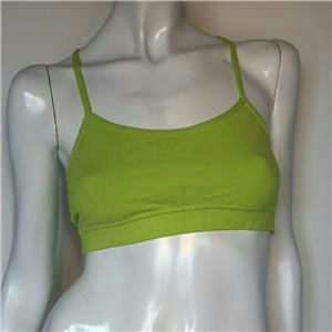 Lululemon Bright Green Power Y Sport Bra Size 8