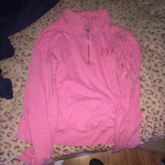 Pink Half Zip long sleeve