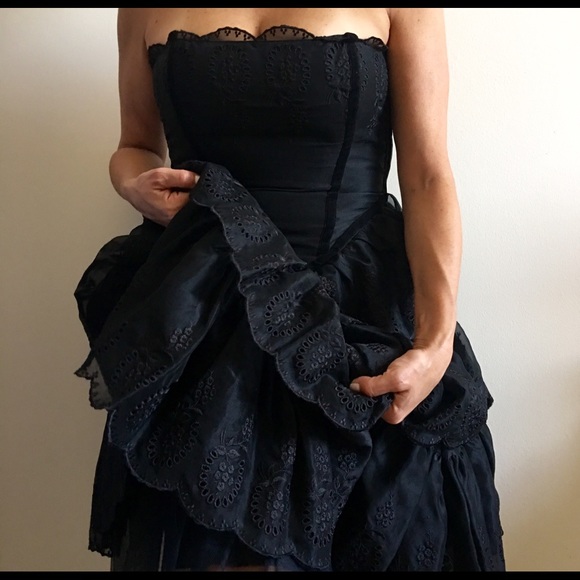 Betsey Johnson Strapless Dress.