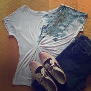 Anthropologie Gathered T-Shirt