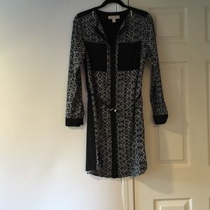 Michael Kors leopard print dress with belt