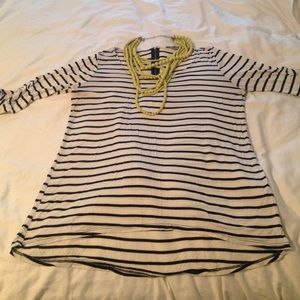 Olivia Moon striped shirt
