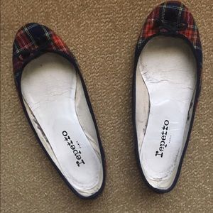 Plaid Repettos Size 36 1/2