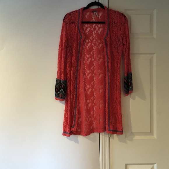 Buckle lace sweater