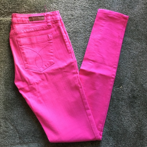 Calvin Klein fuchsia legging skinny jeans 👯