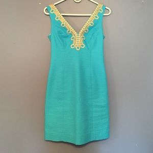 Lilly Pulitzer Blue Bentley Shift Dress