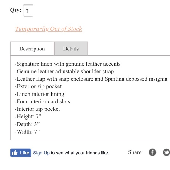 LAST CHANCE!! NWT Spartina crossbody - Picture 4 of 4