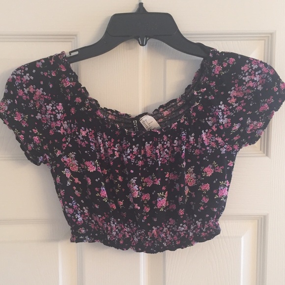 Flower crop top